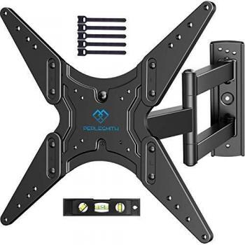 Soporte de Pared para TV Giratorio e Inclinable Ajustable - para la Mayoría de Televisores de 26-55 Pulgadas, Máx 40 kg, Máx VESA 400x400 mm