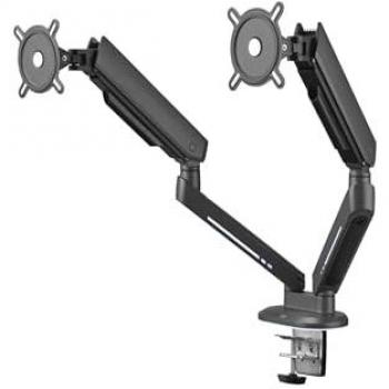 Soporte para Monitores Duales One For All DM8210 con RGB LED - VESA 100x100 - Capacidad hasta 28kg