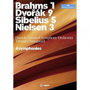 Four symphonies dausgaard brahms 1 dvorak 9 sibelius 5 nielsen 3 c major 710508 dvd 2012 ntsc