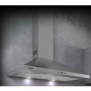 CAMPANA NODOR SCALA 70 INOX DECORATIVA PIRAMIDAL 740 M3 LUCES LED (5 A