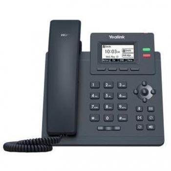 Yealink SIP-T31 IP Phone, 2 SIP Accounts, No PoE, with PSU, 2.3 Graphical LCD Backlit Screen, 132 x 64 Pixel Display, Dual-Line Keys