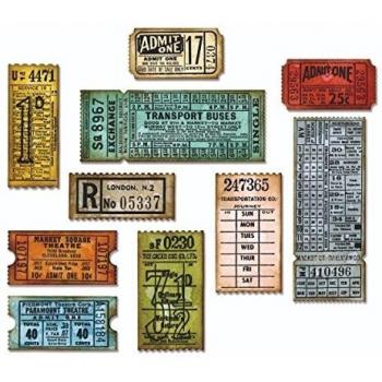 Sizzix Thinlits Troqueles 6PK Correspondencia apilada