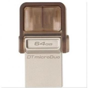 Kingston DataTraveler microDuo 64GB USB 3.0 OTG Flash Drive - Dual Interface USB Type-A y Micro-USB