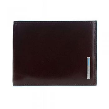 Piquadro Dark Brown Leather Card Wallet, Male, ONE SIZE