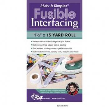 Make It Simpler(r) Fusible Interfacing: 1 1/2 X 15 Yard Roll