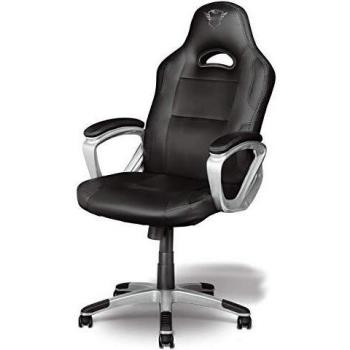 Trust Gaming GXT 705 Ryon Silla ergonómica, diseñada para Jugar cómodamente Durante Horas, Negro, 127 x 70 x 63 cm