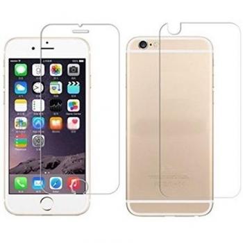 TPC® Protector de Pantalla Delantero + Trasero 2 en 1, Cristal Templado 9H, para iPhone 6, 6S, Retail Blister