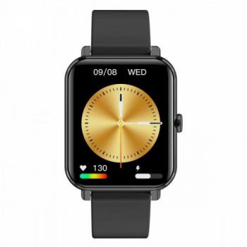 Garett GRC Classic Black Smartwatch with IPS Display, Bluetooth Connectivity, and IP68 Waterproof Rating