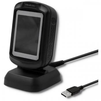 Qoltec 50864 Lector de códigos de barras QR y USB