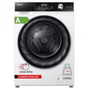 Lavadora Carga Frontal Corberó CLH7404MK, 7kg, 1400rpm, Clase A, Motor Inverter, 15 Programas, Vapor, Lavado Jet, Inicio Diferido, Puerta XXL,
