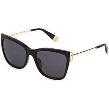Police Black/Gray Acetate Sunglasses with UV Filter for Men and Women, One Size