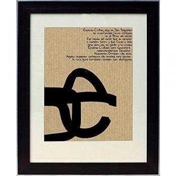 Dósfer X22462 - Cuadro decorativo, Peine del viento manuscrito, 97 x 120 cm
