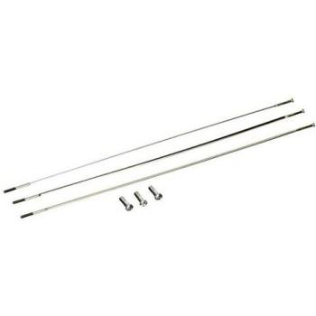 Zipp - Repuesto Radios (Rectos)+Cabecillas -Sapim Cx-Ray Plateado 270Mm, Pack de 3