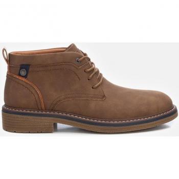 Botín de hombre Refresh 172305 camel con cordones y suela de goma