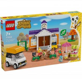 LEGO® 77052 Concierto de Totakeke en la Plaza - Set de construcción LEGO Animal Crossing, Juguete de Construcción con Cafetería y Guitarra, incluye Minifiguras