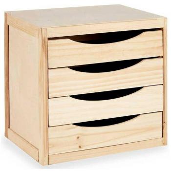 Cajonera de Madera de Pino 37 x 30 x 39 cm