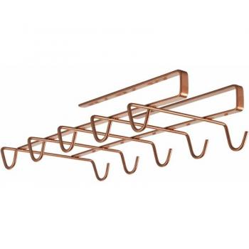 Metaltex My Mug Copper - Colgador para 10 Tazas, Color Cobre