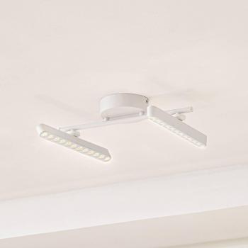 Foco LED de Techo Dimmable 'Eldrin' Blanco de Metal, 20W, 2 Luces
