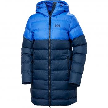 Helly Hansen W Active Puffy Parka - Chaqueta con capucha azul para mujer, talla S