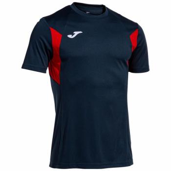Camiseta de fútbol Joma Winner III hombre/niño marino rojo, manga corta
