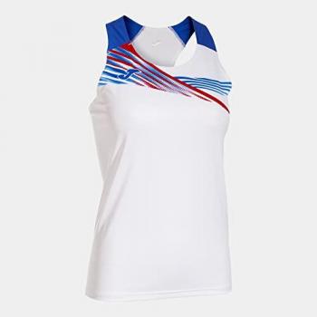Camiseta tirantes mujer Joma Elite X Blanco Royal