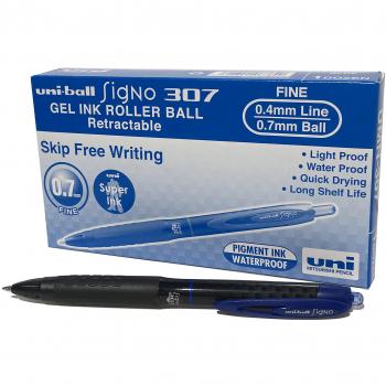 UniBall UMN307 Signo 307 Pack de tinta gel color azul