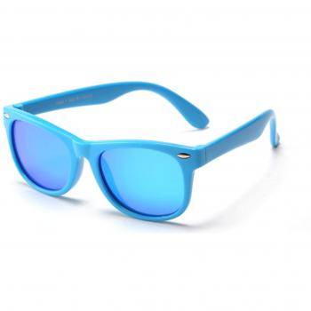 FOURCHEN Gafas de sol flexibles de goma polarizadas para niños para niñas de 3 a 10 años de edad