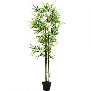Artificial Bamboo Plant in Pot - 59 Green