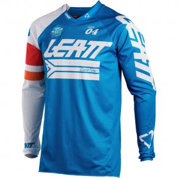 Leatt Camiseta GPX 4.5 X-Flow Azul/Blanco - M