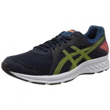 ASICS JOLT 2, Zapatillas de Running para Hombre, Bleu Nuit Jaune, 43.5 EU