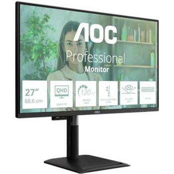 Monitor AOC Q27P4U 27 QHD 2560x1440 IPS 120Hz con Hub USB y Anti-Luz Azul