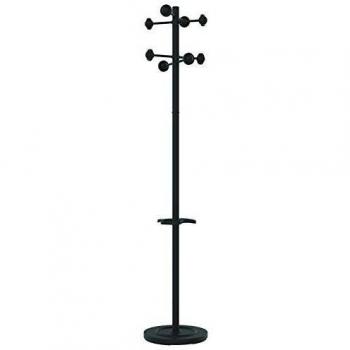 Unilux 100340694 - Perchero, 8 colgantes, color negro