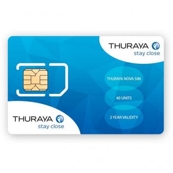 GTC Thuraya Satellite Téléphone NOVA SIM avec 30 unités