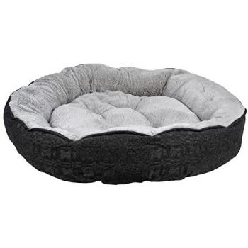 Cofan Cama Antiestres Para Mascotas Modelo Bombón 7 X 24 Cm - Alivia el Estrés de las Mascotas, Tamaño L, Color Gris, para Perros Medianos