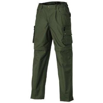 Pinewood Sahara Zip-Off - Pantalones unisex, color verde, talla 56