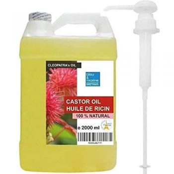 Aceite de Ricino Puro Hidratante para Cabello y Piel, Fortalece Uñas y Suaviza Arrugas - Bleu & Marine Bretania