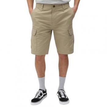 Dickies Pantalones Cortos Bermudas 13'' Multi Pocket con Cintura Ajustable en Color Khaki, Talla 29W