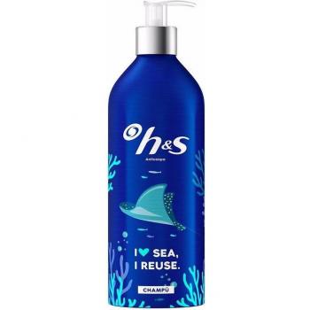 Head & Shoulders Champú Anticaspa Clásico Botella Reusable de Aluminio 430ml
