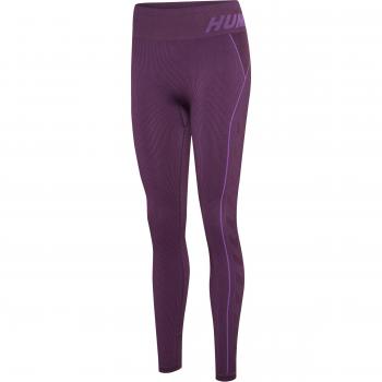 Hummel 213756 Seamless Leggings Lila L Mujer - Leggings para mujer, color lila, sin costuras, talla L