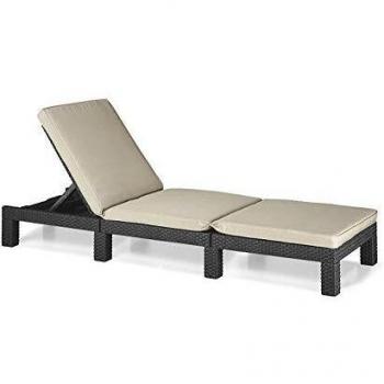 Keter 17192156 - Tumbona, Color Gris