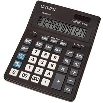 Calculadora Citizen Business line 200x157x35 mm Eco Solar y pilas 14 Digitos
