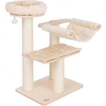 Rascador Natural Paradise Amaryllis S para gatos - Crema