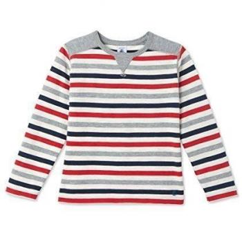 PETIT BATEAU Drakkar, Camiseta De Manga Larga para Bebés, Coquille/Multico 91, 3A
