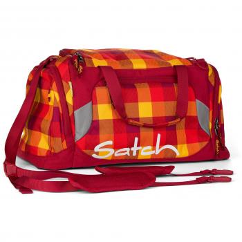 SATCH Firecracker Kinder-Rucksack, Karo Rot Gelb