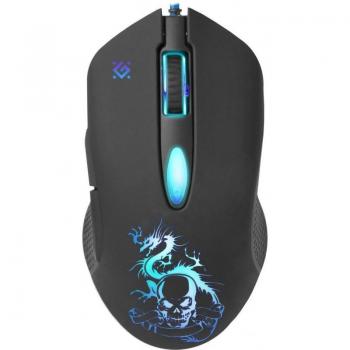 Ratón Óptico USB Defender Sky Dragon GM-090L Negro 3200 DPI 6 Botones