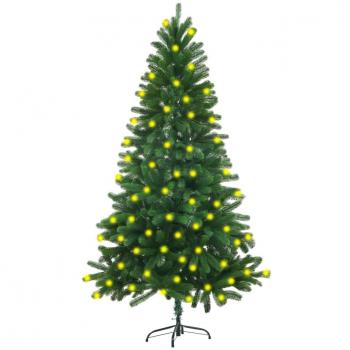 150 cm Green Pre-lit Artificial Christmas Tree with LEDs