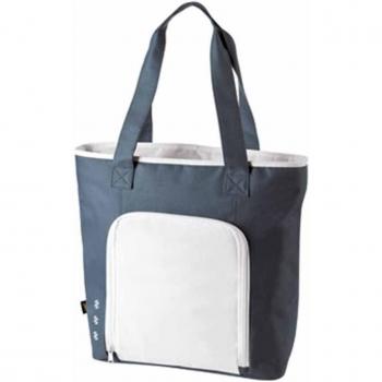 Halfar - Bolsa para la compra isotérmica compras o Picnic - 1807551 - gris y blanco
