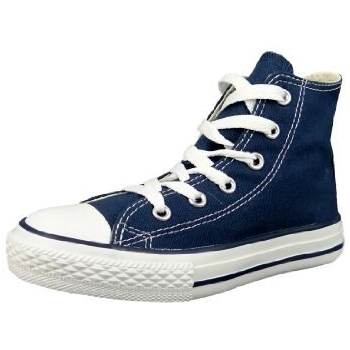 Converse Chuck Taylor All Star Hi - Zapatillas de Tela Unisex para Niños, Color Azul Marino, Talla 34