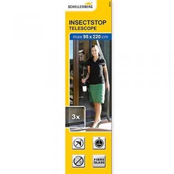 Schellenberg 50653 y sencillo, con rieles ajustables en tamaño hasta 95 x 220 cm, negro, 95X220 CM