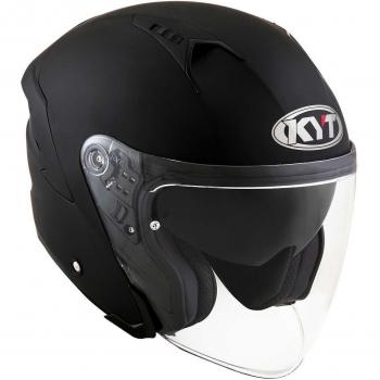 KYT Casco Jet NF-J Plain Negro - Características: diseño jet, color negro, talla XS